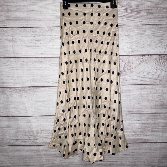 b.young Dresses & Skirts - b.young beautiful byhalima style polka dot women’s skirt cream and black